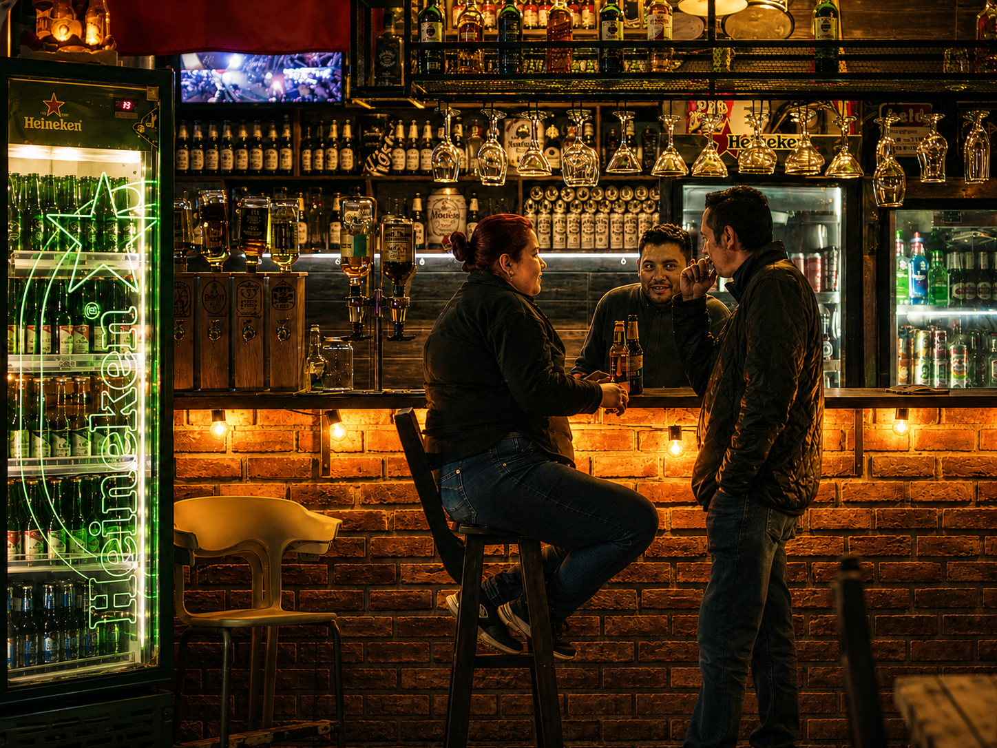 Ambiente para compartir en Pictogramas Cafe Bar